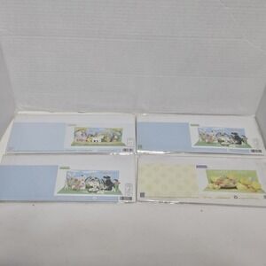 Lot 4 Happy Easter Pop Up With Paper 3d Card Greeting Bunny Envelope Craft Lamb